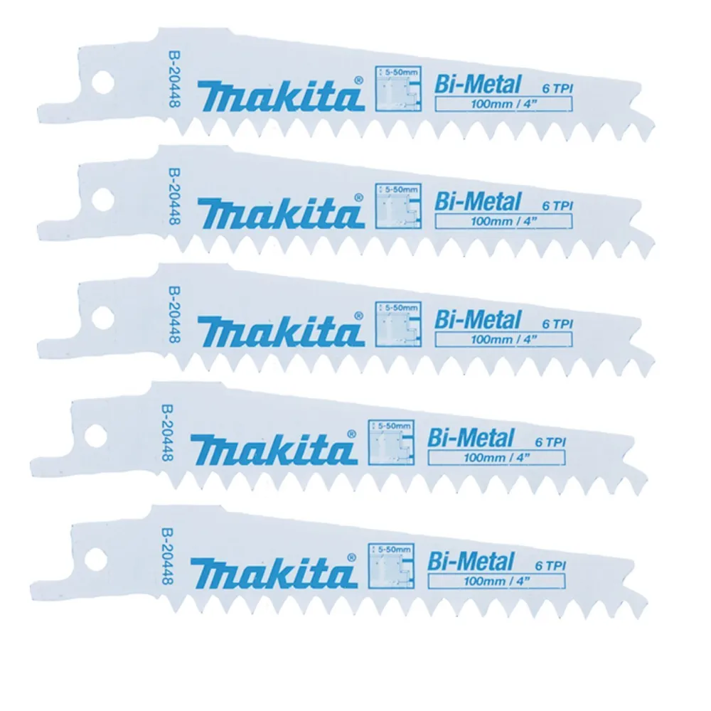 Makita 5 x Recipro-Sägeblatt BIM 100/6Z - B-20448