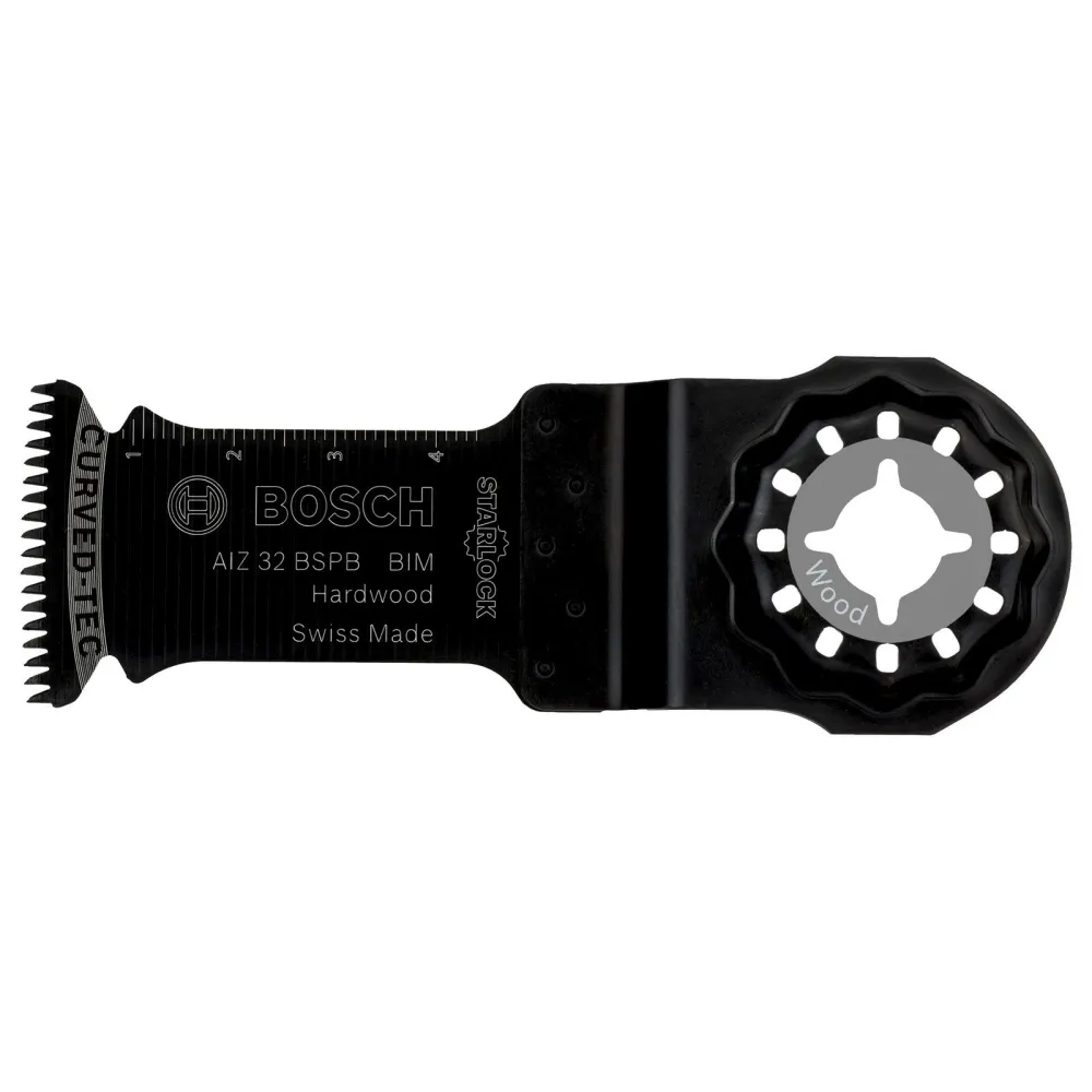 Bosch 10x BIM Tauchsägeblatt Starlock AIZ 32 BSPB Hard Wood 50 x 32 mm - 2608664471
