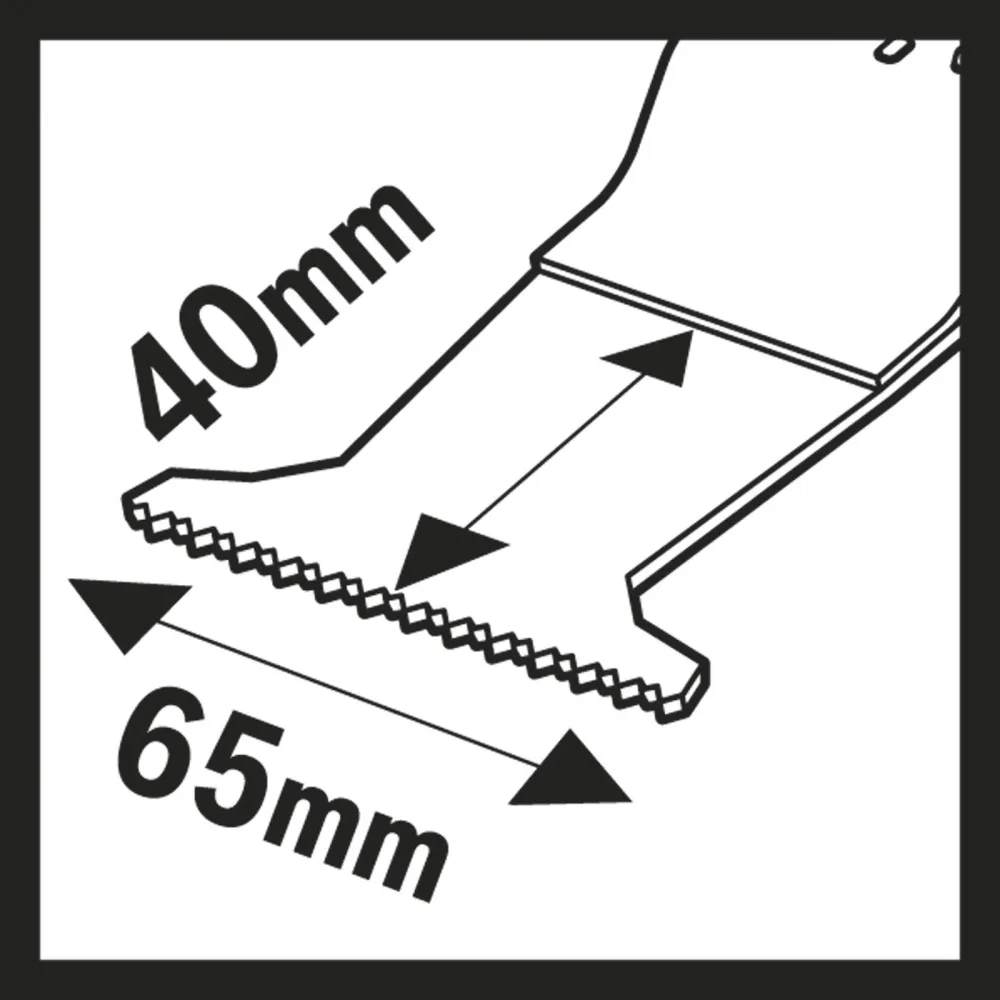 Bosch 25x BIM Tauchsägeblatt Starlock AII 65 APB Wood and Metal 40 x 65 mm - 2608661901