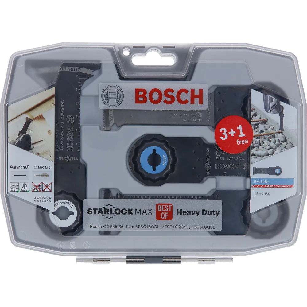 Bosch Starlock-Set Best Heavy Duty 4tlg.- 2608664132