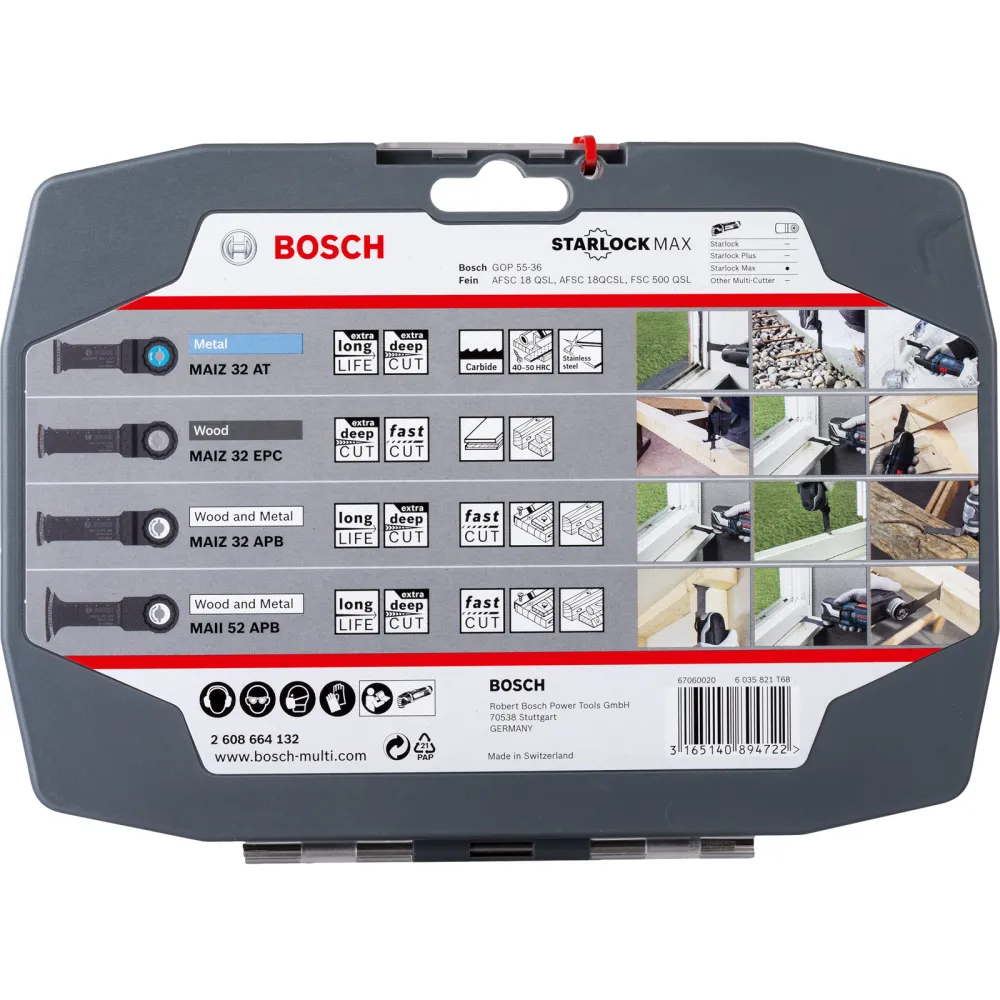 Bosch Starlock-Set Best Heavy Duty 4tlg.- 2608664132