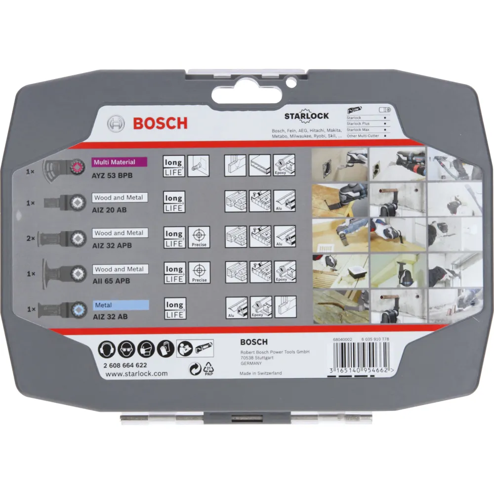 Bosch Starlock-Set für Elektriker und Trockenbauer 6tlg. - 2608664622