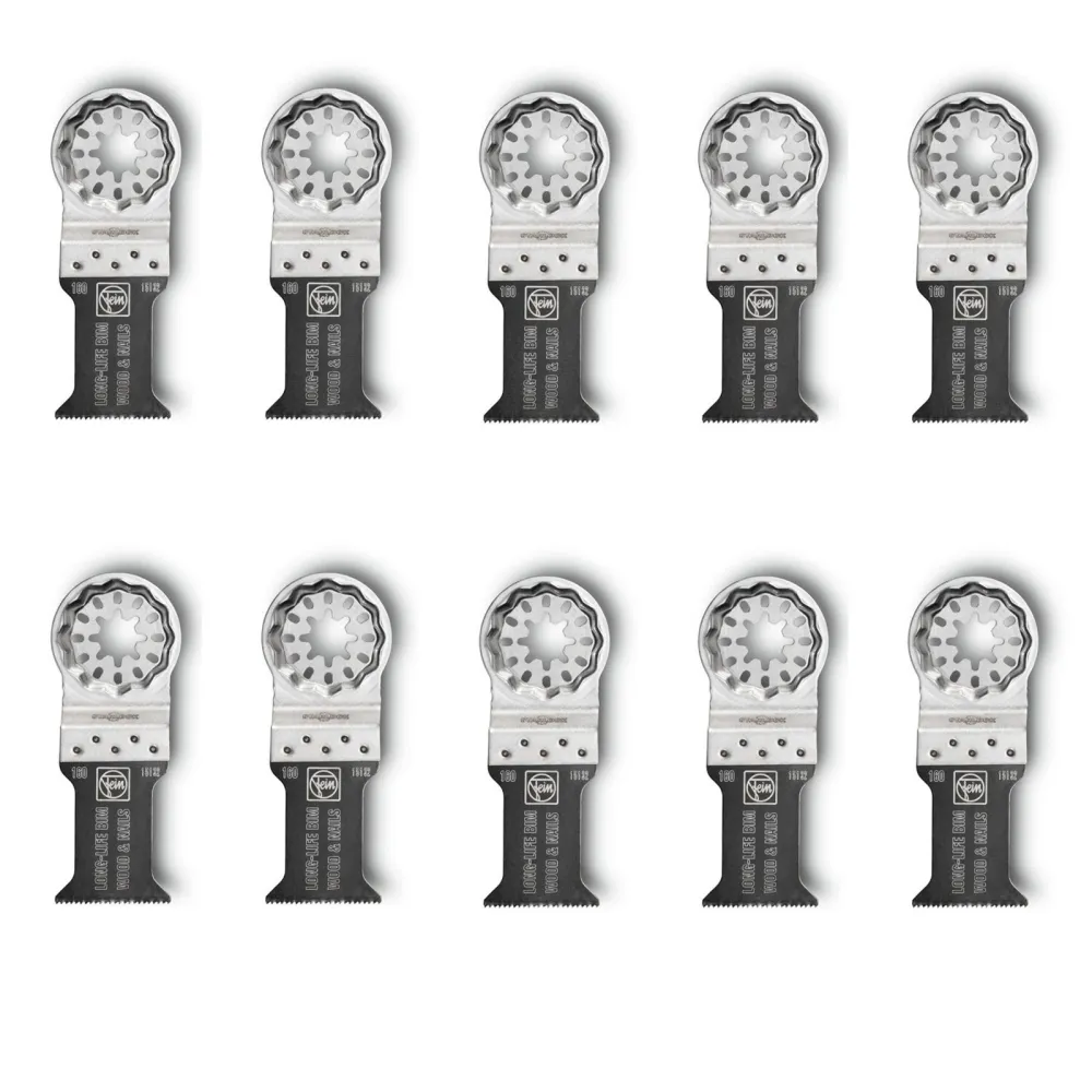 Fein 10x E-Cut Long-Life Sägeblatt Starlock 35 mm - 63502160240