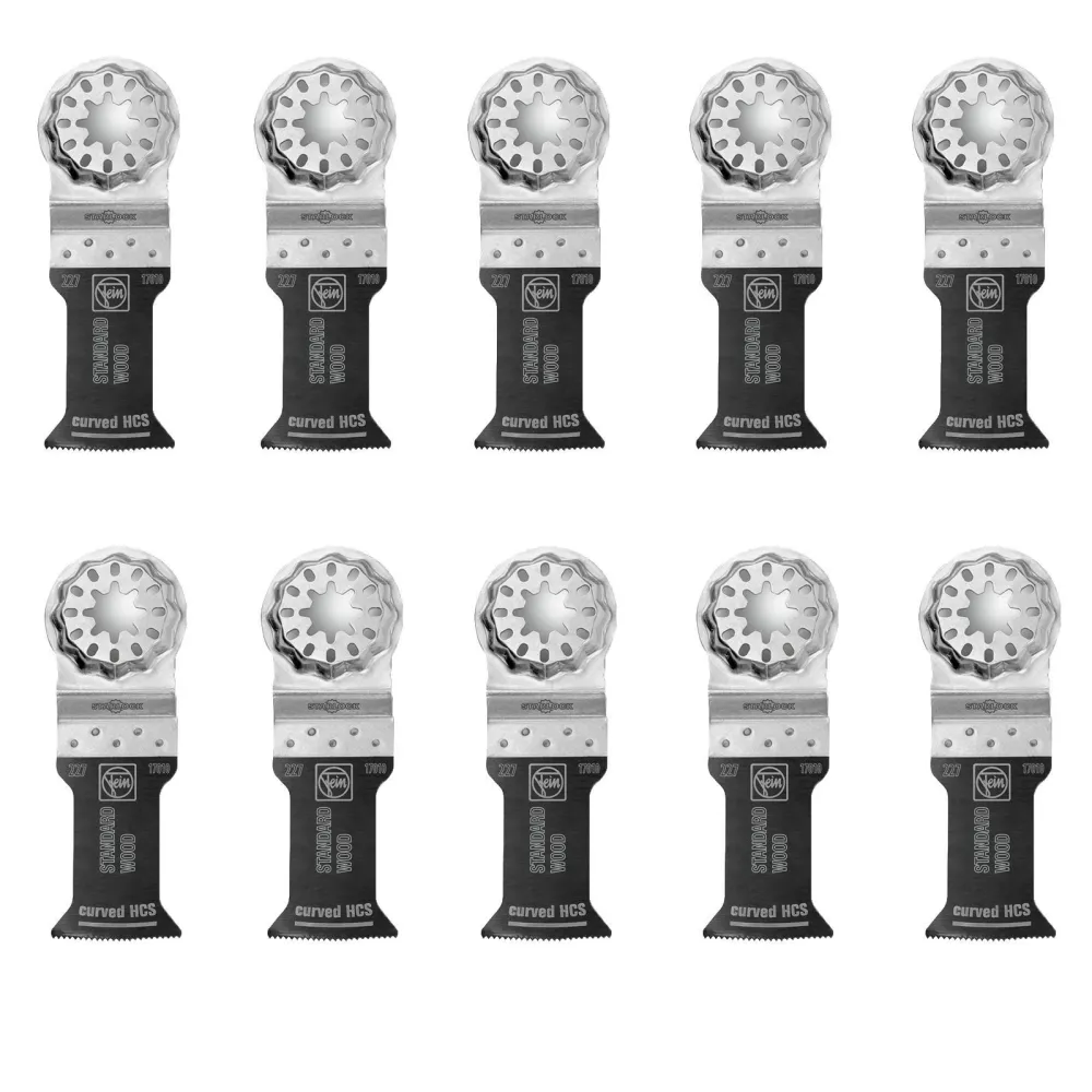 Fein 10x E-Cut Standard Sägeblatt curved Starlock 35 mm - 63502227240