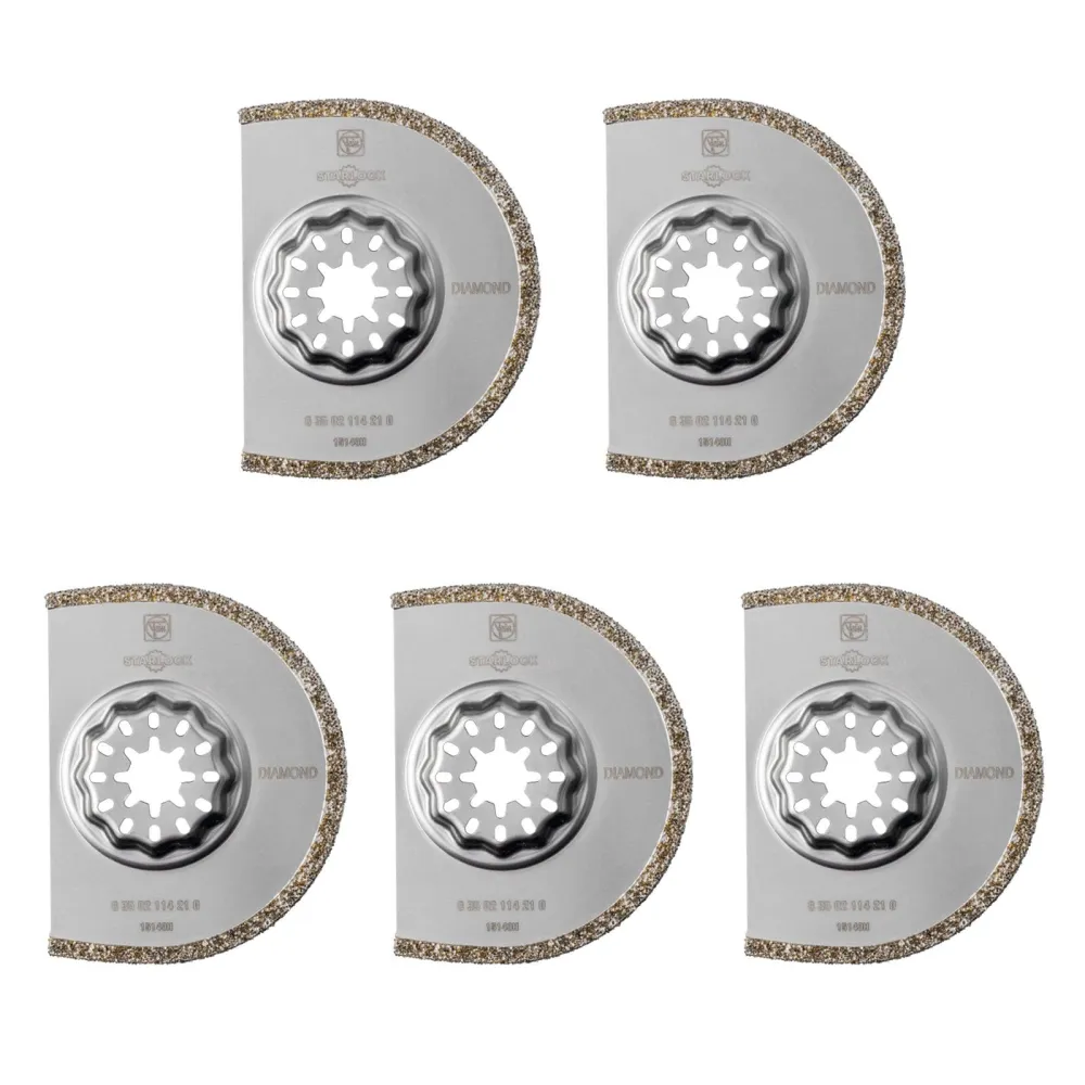 Fein 5x Diamant-Sägeblatt Starlock 75 mm - 63502114230