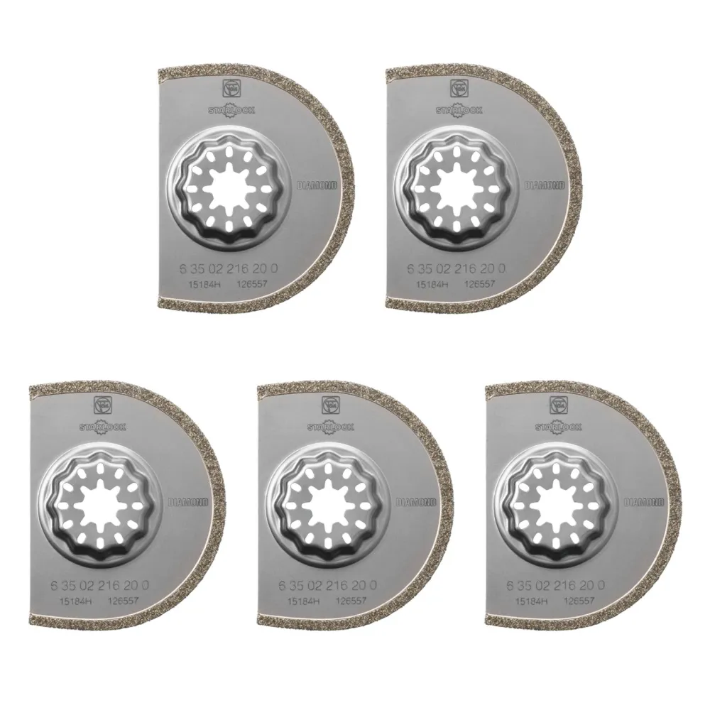 Fein 5x Diamant-Sägeblatt Starlock 75 mm - 63502216230
