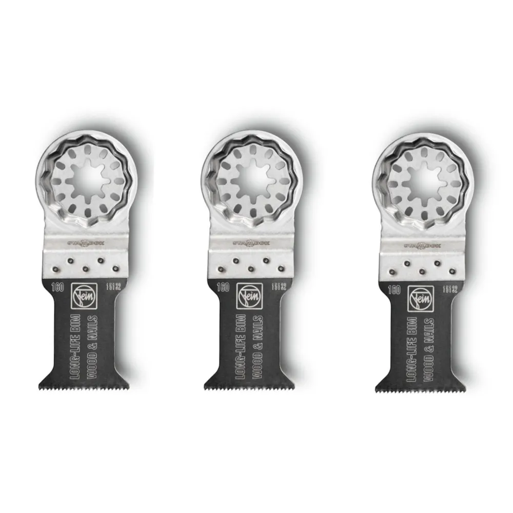 Fein 3x E-Cut Long-Life Sägeblatt Starlock 35 mm - 63502160220