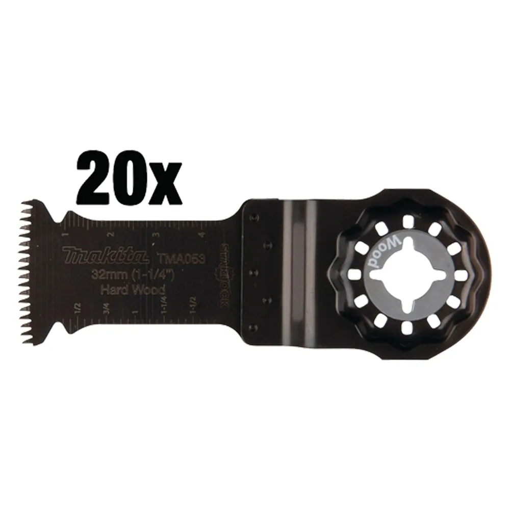 Makita 20x Tauchsägeblatt 32mm TMA053 - B-64870-20