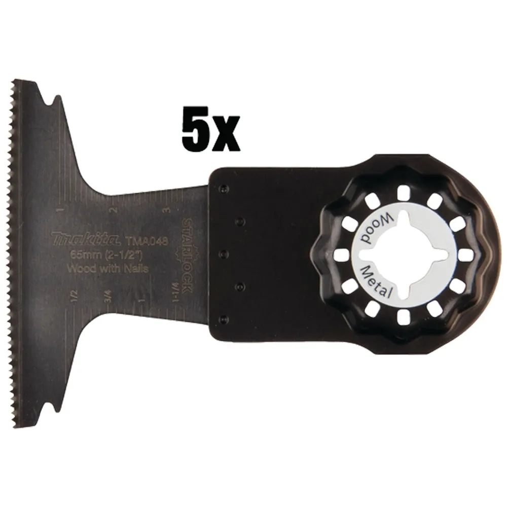 Makita 5x Tauchsägeblatt 65mm TMA048 - B-64820-5