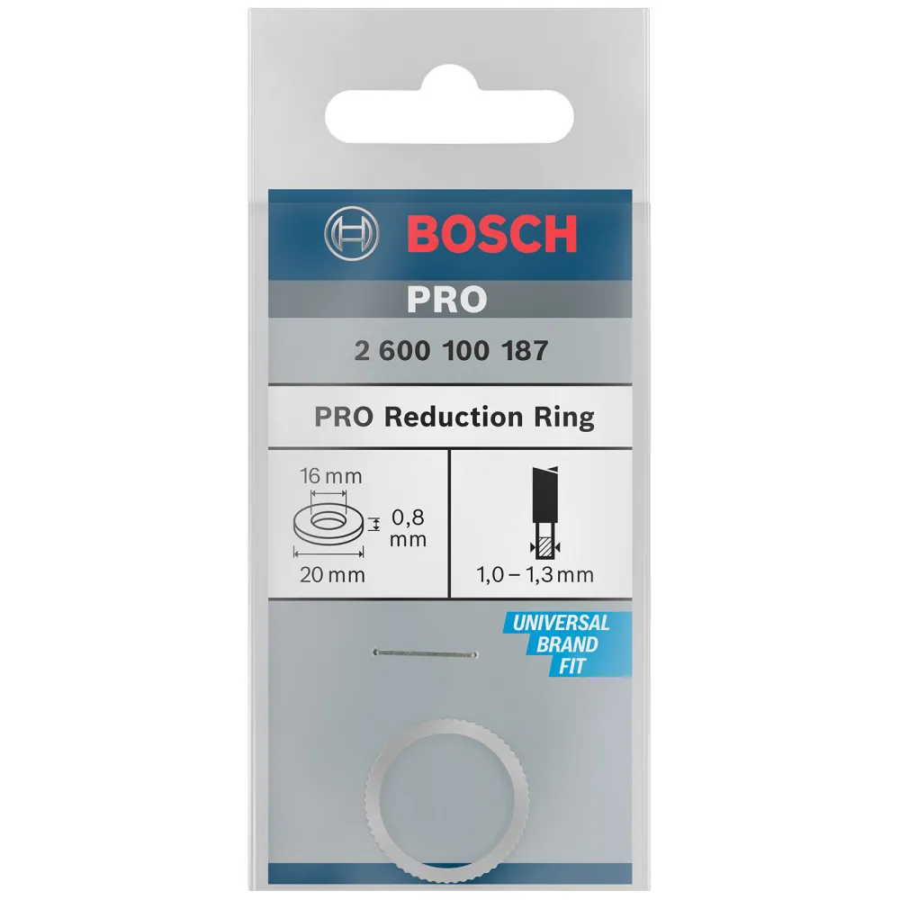 Bosch Reduzierring für PRO Kreissägeblatt 20 x 0,8 x 16 mm - 2600100187
