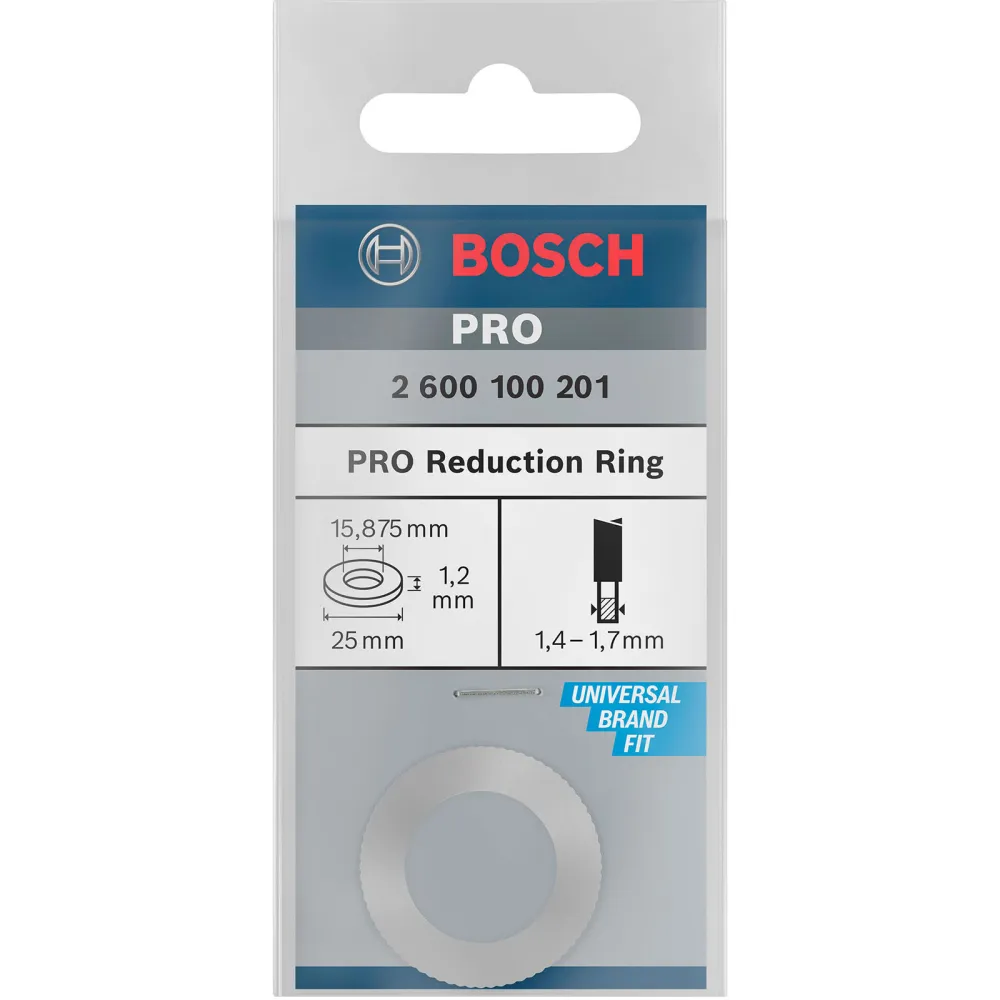 Bosch Reduzierring für PRO Kreissägeblatt 25 x 1,2 x 15,875 mm - 2600100201