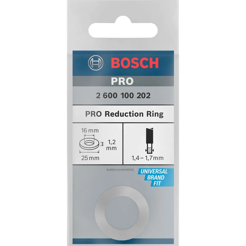 Bosch Reduzierring für PRO Kreissägeblatt 25 x 1,2 x 16 mm - 2600100202