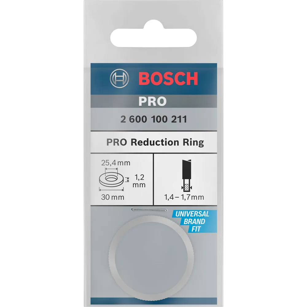 Bosch Reduzierring für PRO Kreissägeblatt 30 x 1,2 x 25,4 mm - 2600100211