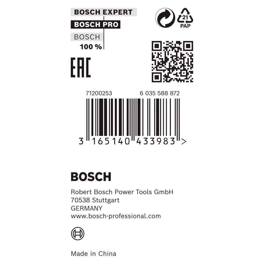 Bosch Reduzierring für PRO Kreissägeblatt 30 x 1,8 x 25,4 mm - 2600100232