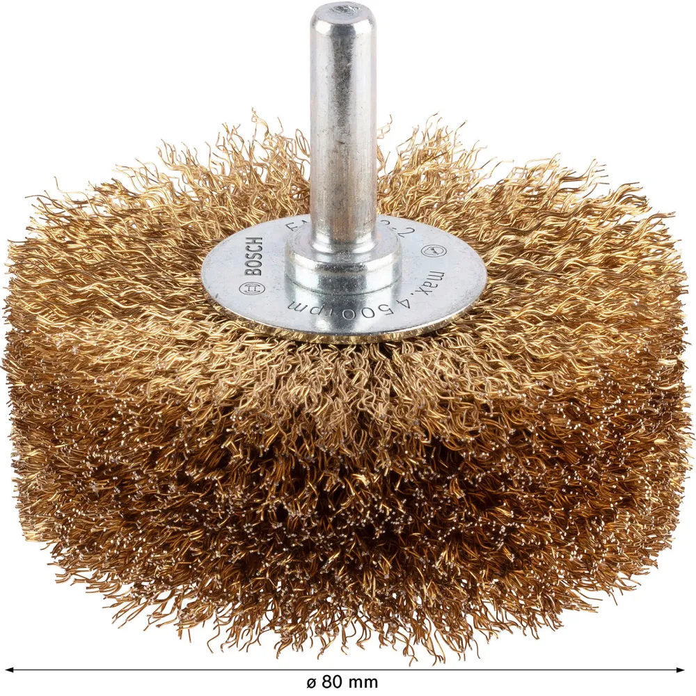 Bosch PRO Metal clean Scheibenbürste 80 x 0,20 mm gerader Schaft - 2608622130