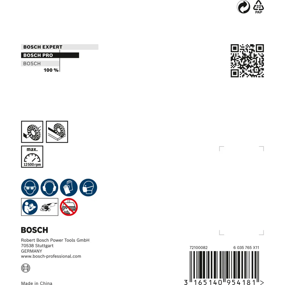 Bosch PRO Metal clean X-Lock Scheibenbürste 115 x 0,30 mm - 2608620732