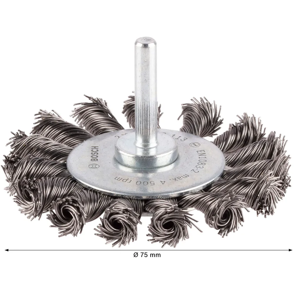 Bosch PRO Metal heavy Scheibenbürste 75 x 0,50 mm gerader Schaft - 2608622113