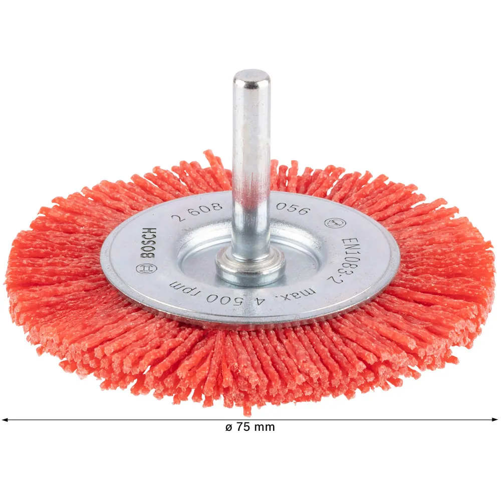 Bosch PRO Multi Material clean Scheibenbürste 75 x 1 mm gerader Schaft - 2608622056