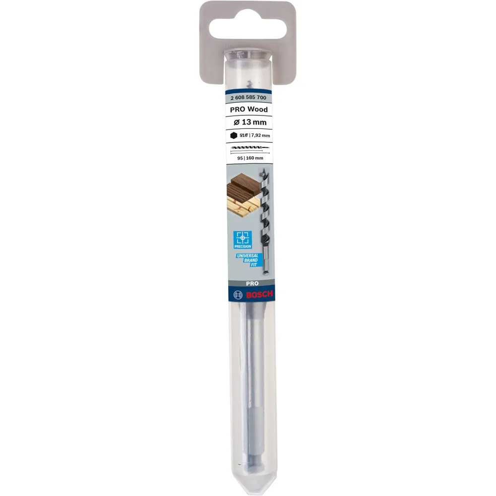 Bosch PRO Wood Holzschlangenbohrer 13 x 95 x 160 mm - 2608585700