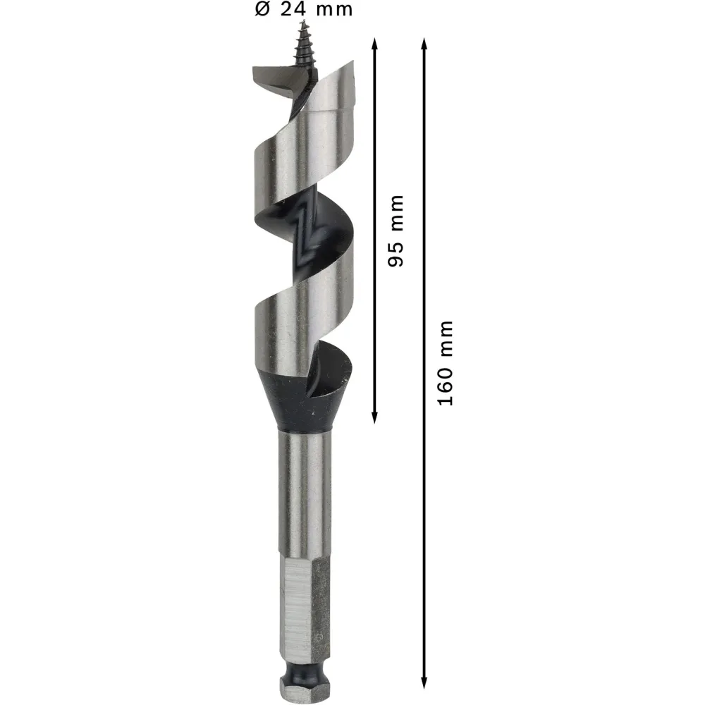 Bosch PRO Wood Holzschlangenbohrer 24 x 95 x 160 mm - 2608585707