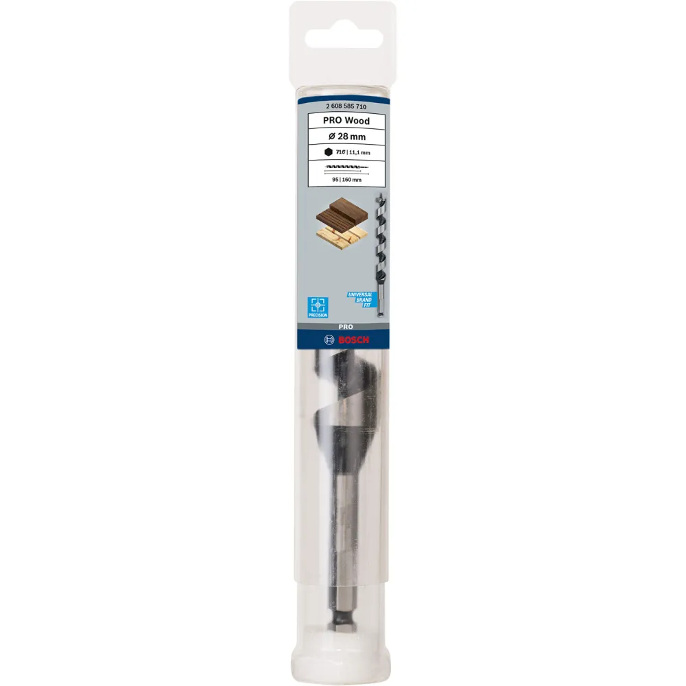 Bosch PRO Wood Holzschlangenbohrer 28 x 95 x 160 mm - 2608585710