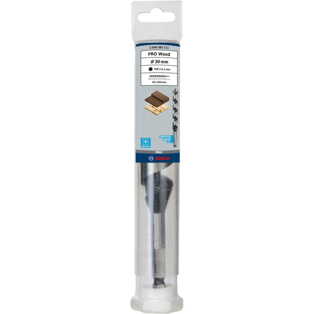 Bosch PRO Wood Holzschlangenbohrer 30 x 95 x 160 mm - 2608585711