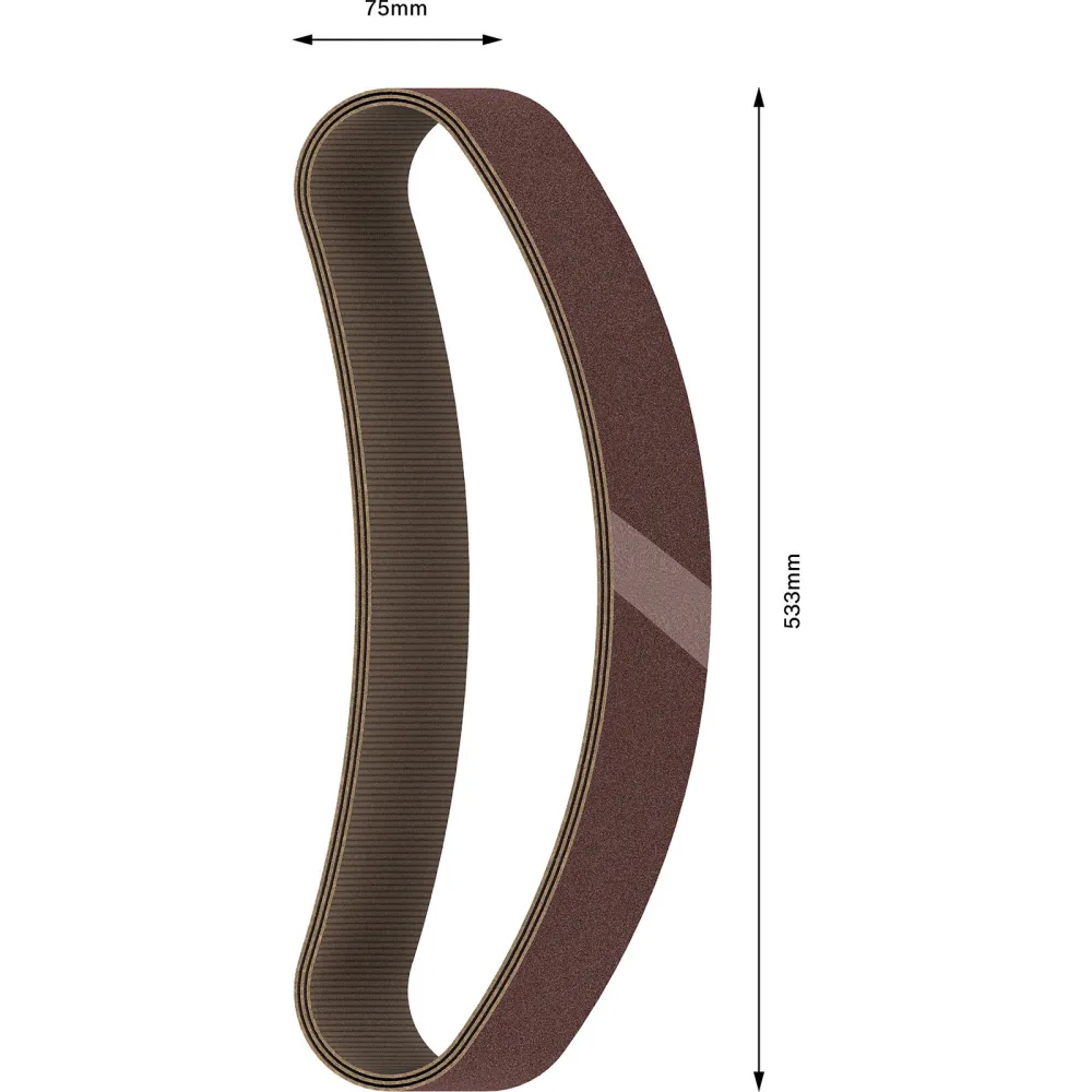 Bosch PRO X440 Schleifband 75 x 533 mm 180 - 2608607261