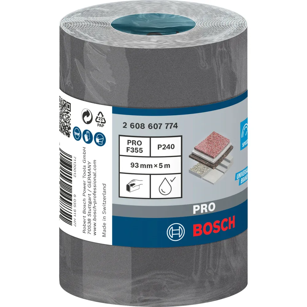 Bosch PRO C355 Schleifrolle 93 mm 5 m 240 - 2608607774