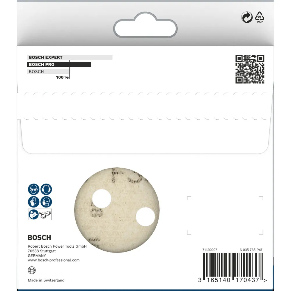 Bosch PRO F355 Schleifblatt 115 mm 120 - 2608605559