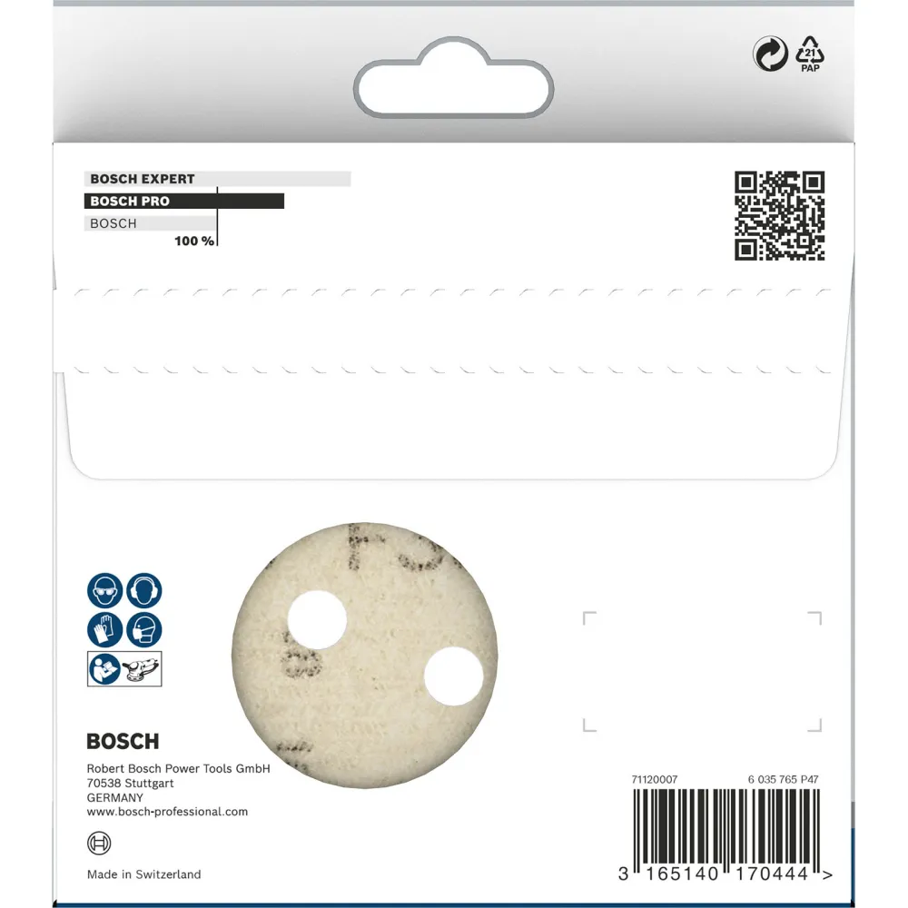 Bosch PRO F355 Schleifblatt 115 mm 180 - 2608605560