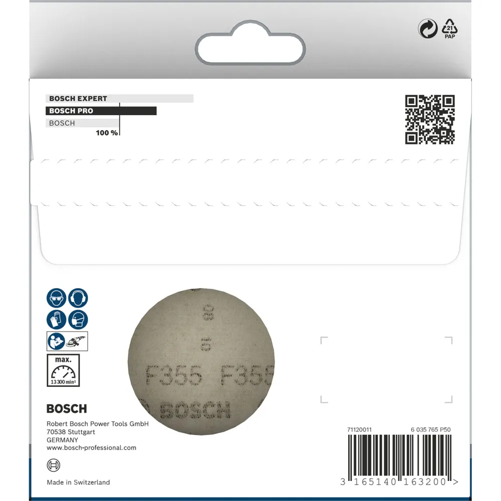 Bosch PRO F355 Schleifblatt 115 mm 320 - 2608605500