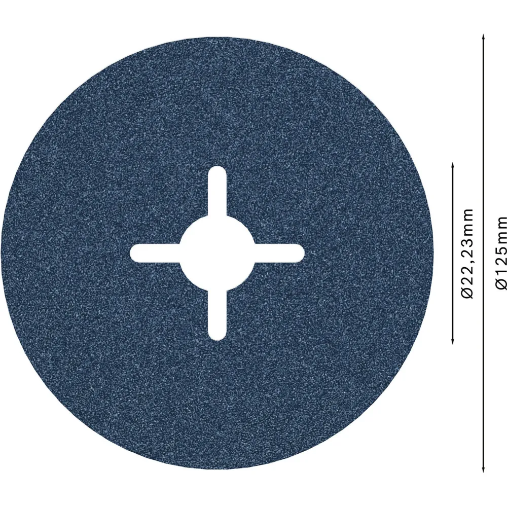 Bosch PRO R574 Fiberscheibe 125 mm G100 - 2608606735