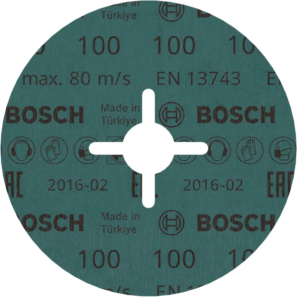 Bosch PRO R574 Fiberscheibe 125 mm G100 - 2608606735