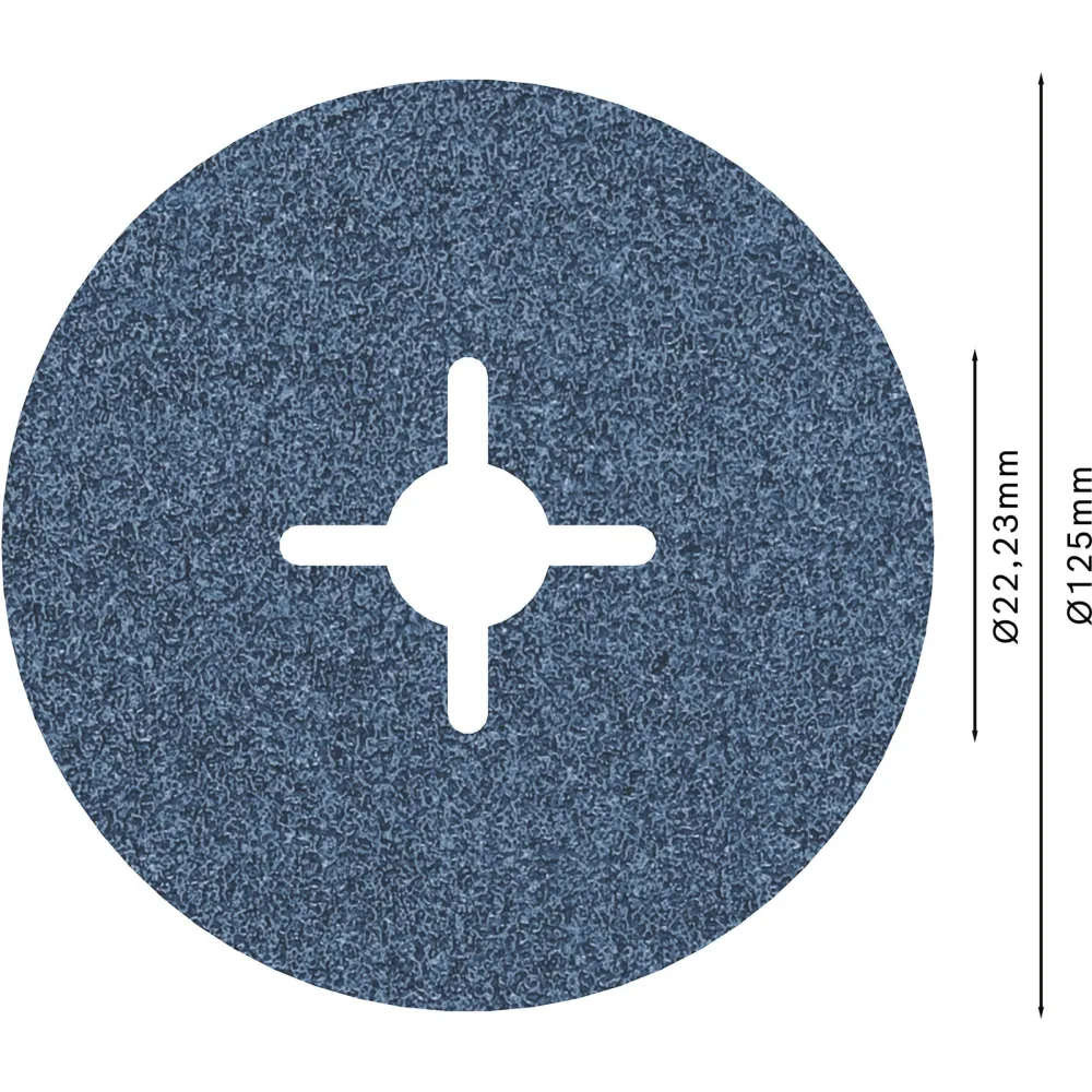 Bosch PRO R574 Fiberscheibe 125 mm G60 - 2608606733