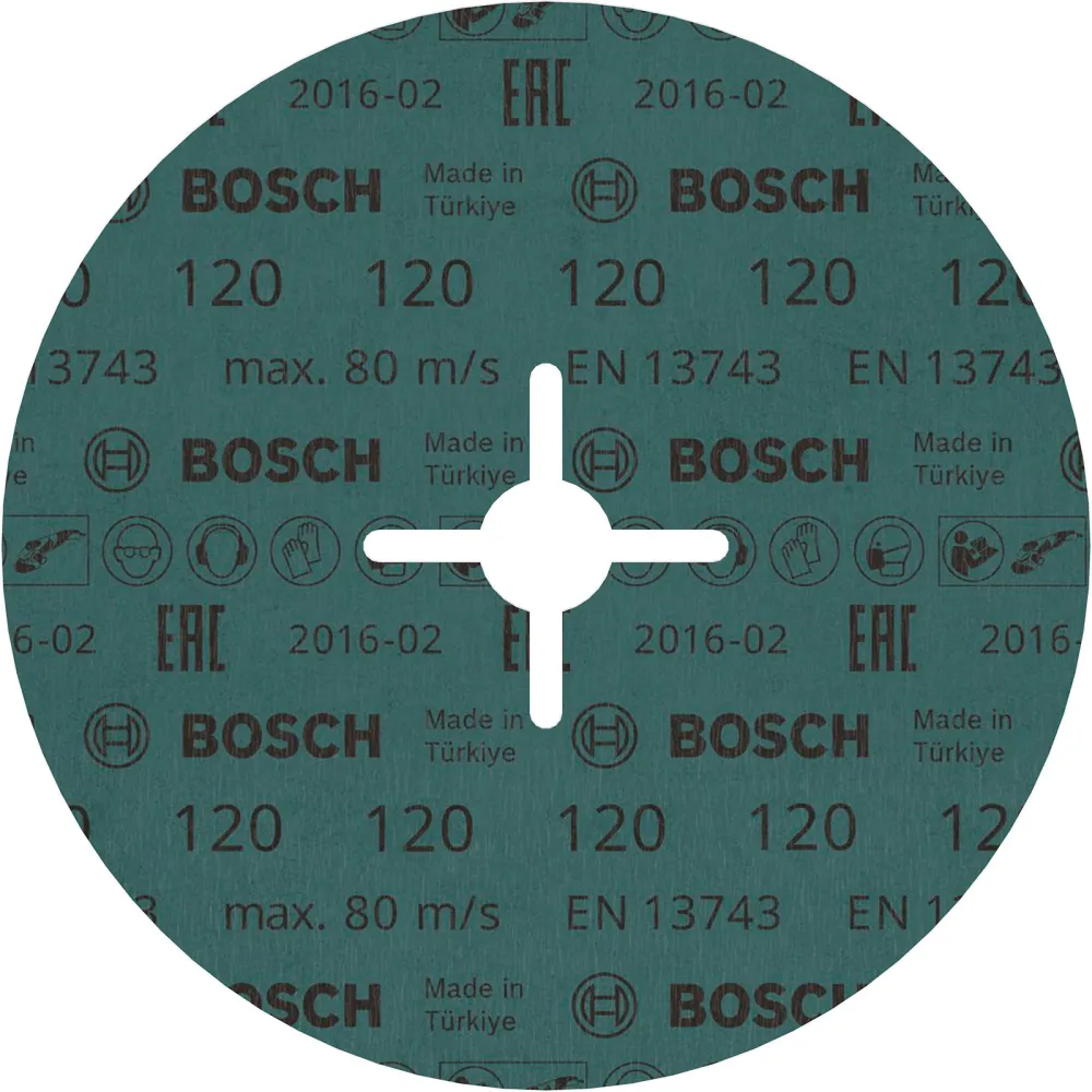 Bosch PRO R574 Fiberscheibe 180 mm G120 - 2608606745