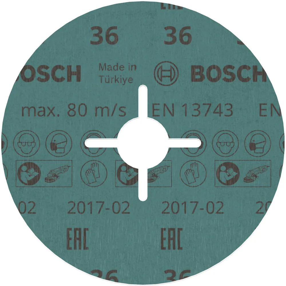 Bosch PRO R780 Fiberscheibe 125 mm G36 - 2608621610