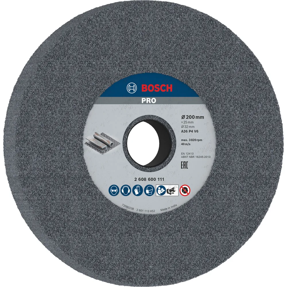 Bosch PRO Steel Schleifscheibe 200 x 25 x 32 mm G36 - 2608600111