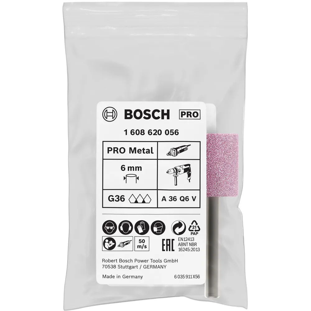 Bosch PRO Steel Schleifstiftset 20 x 25 mm G60 - 1608620056