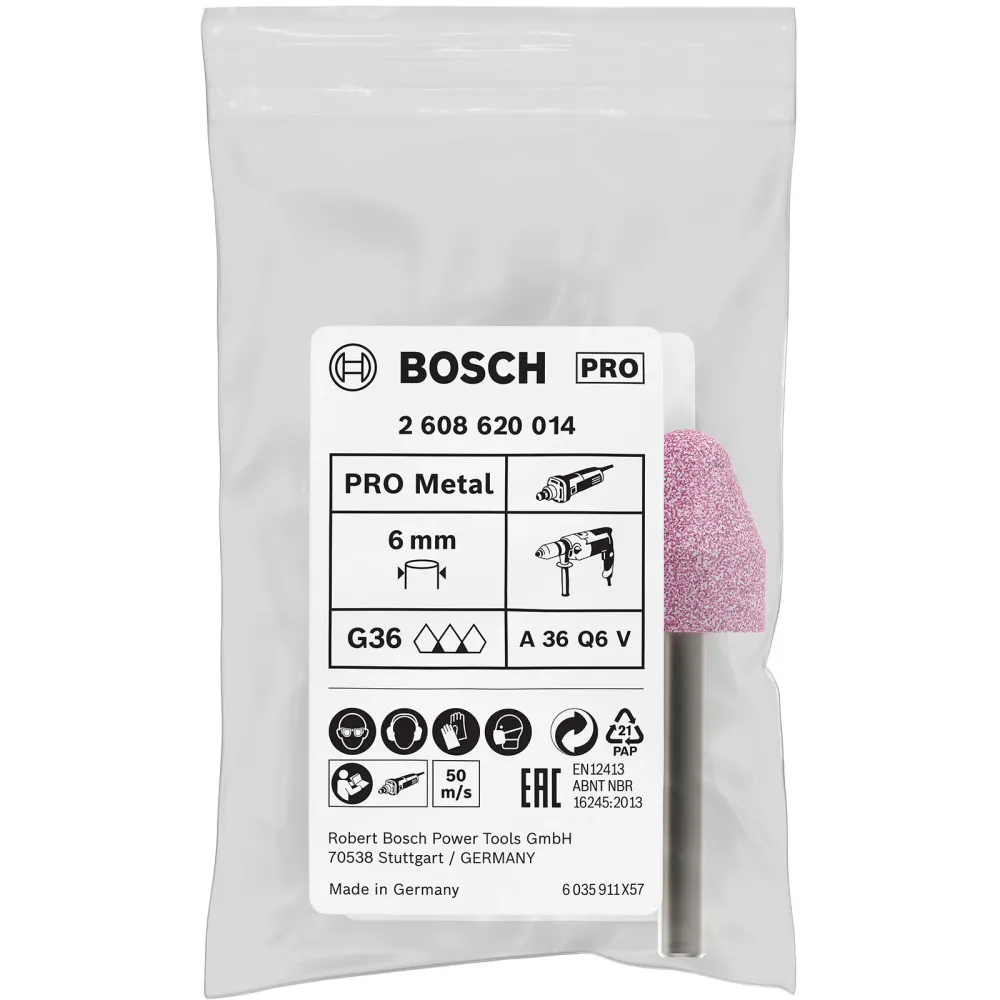 Bosch PRO Steel Schleifstiftset 20 x 25 mm G60 - 2608620014