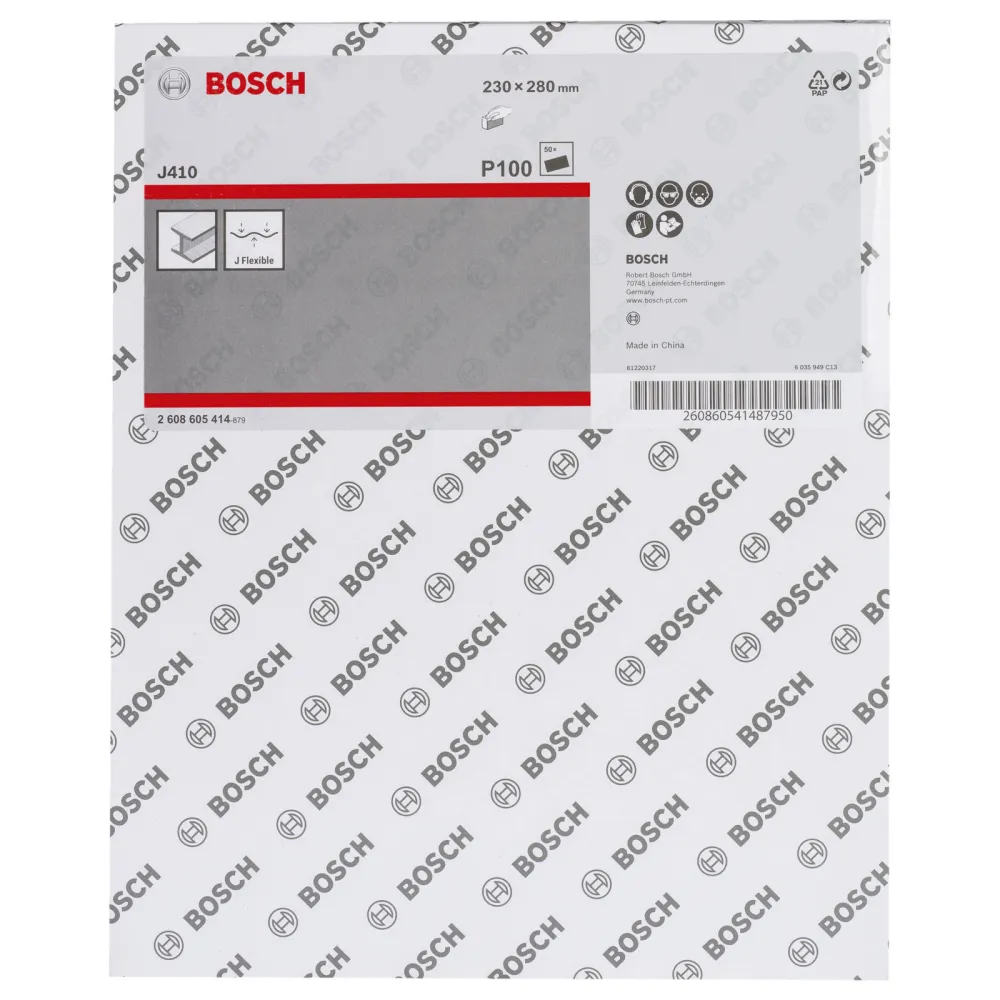 Bosch 50x Schleifblatt 230 x 280 mm für Metall 100 - 2608605414