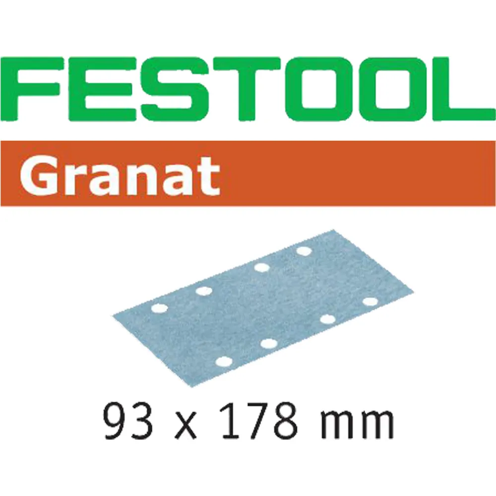 Festool Schleifstreifen Granat STF 93X178 P180 GR/100 - 498938
