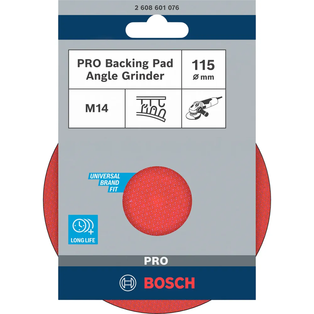 Bosch PRO Backing Pad 115 mm M14 Klettverschluss - 2608601076