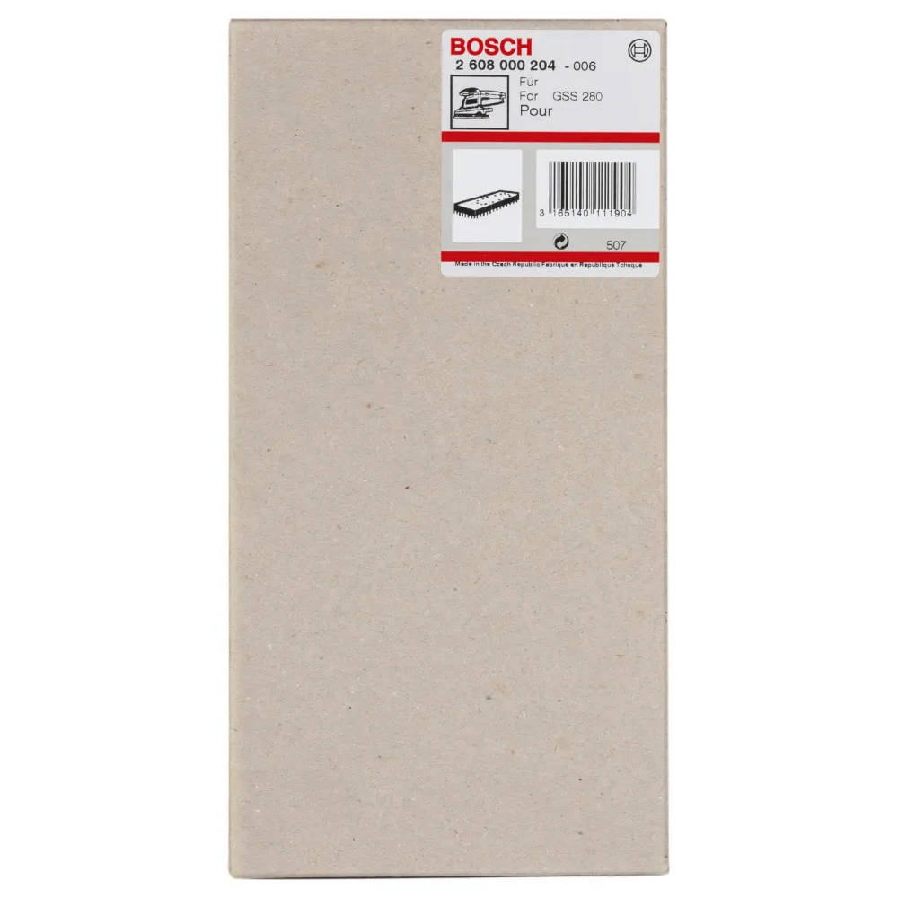 Bosch Schleifplatte mit Kletthaftung 115 x 230 mm - 2608000204