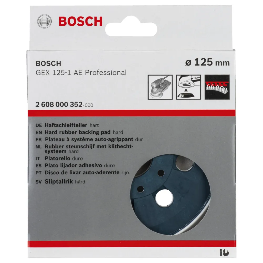Bosch Schleifteller hart Ø 125 mm - 2608000352
