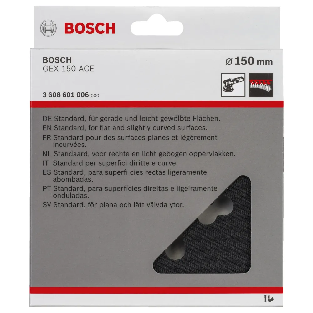 Bosch Schleifteller mittel, 150 mm, für GEX 150 ACE - 3608601006