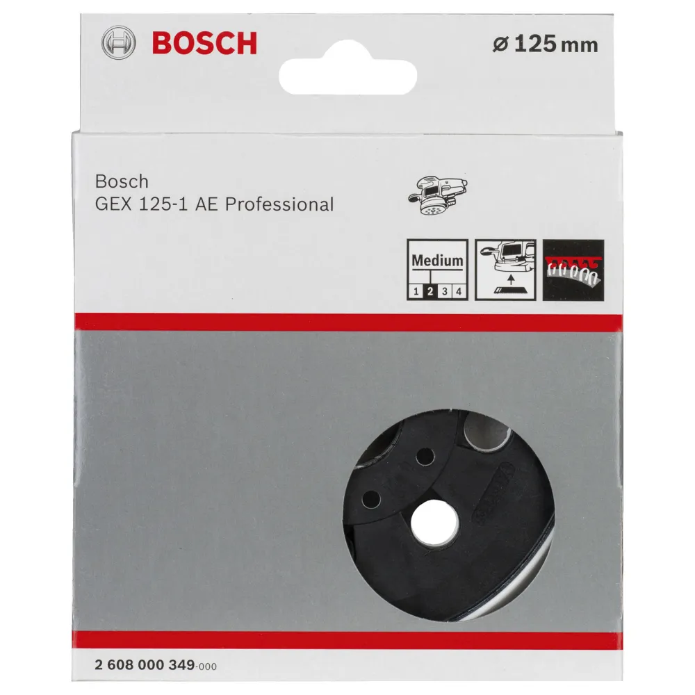 Bosch Schleifteller mittelhart Ø 125 mm - 2608000349