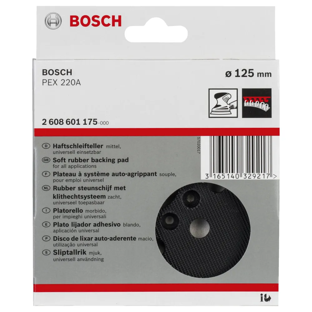 Bosch Schleifteller mittelhart Ø 125 mm - 2608601175
