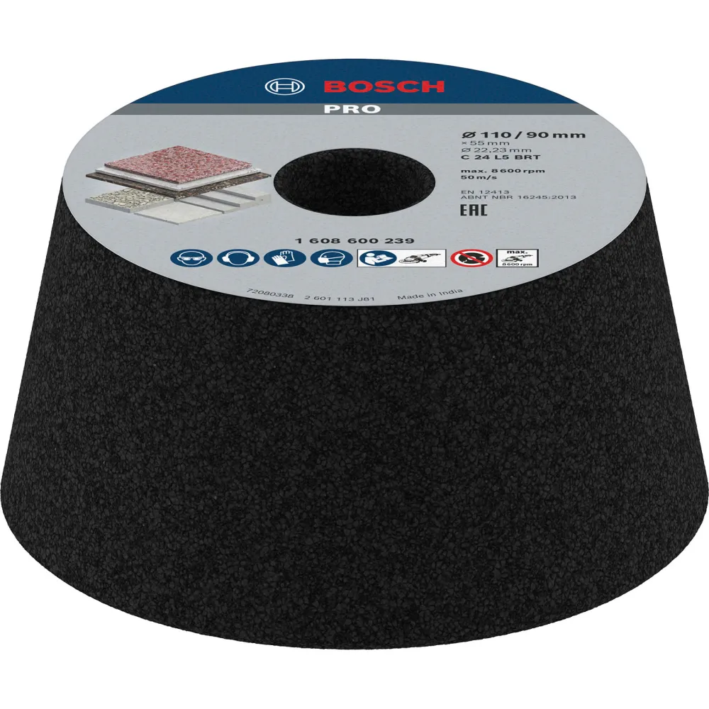 Bosch PRO Metal Konischer Schleiftopf 90 x 110 x 55 mm G24 - 1608600239