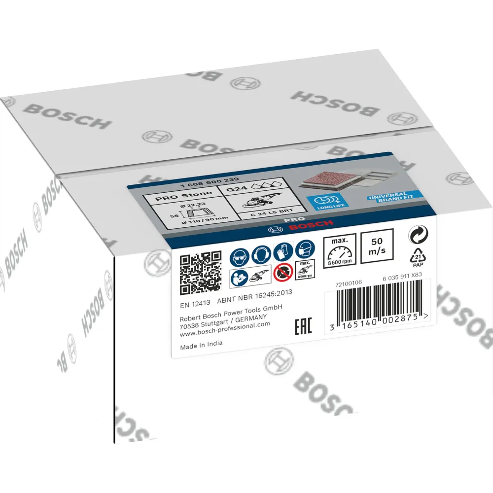 Bosch PRO Metal Konischer Schleiftopf 90 x 110 x 55 mm G24 - 1608600239