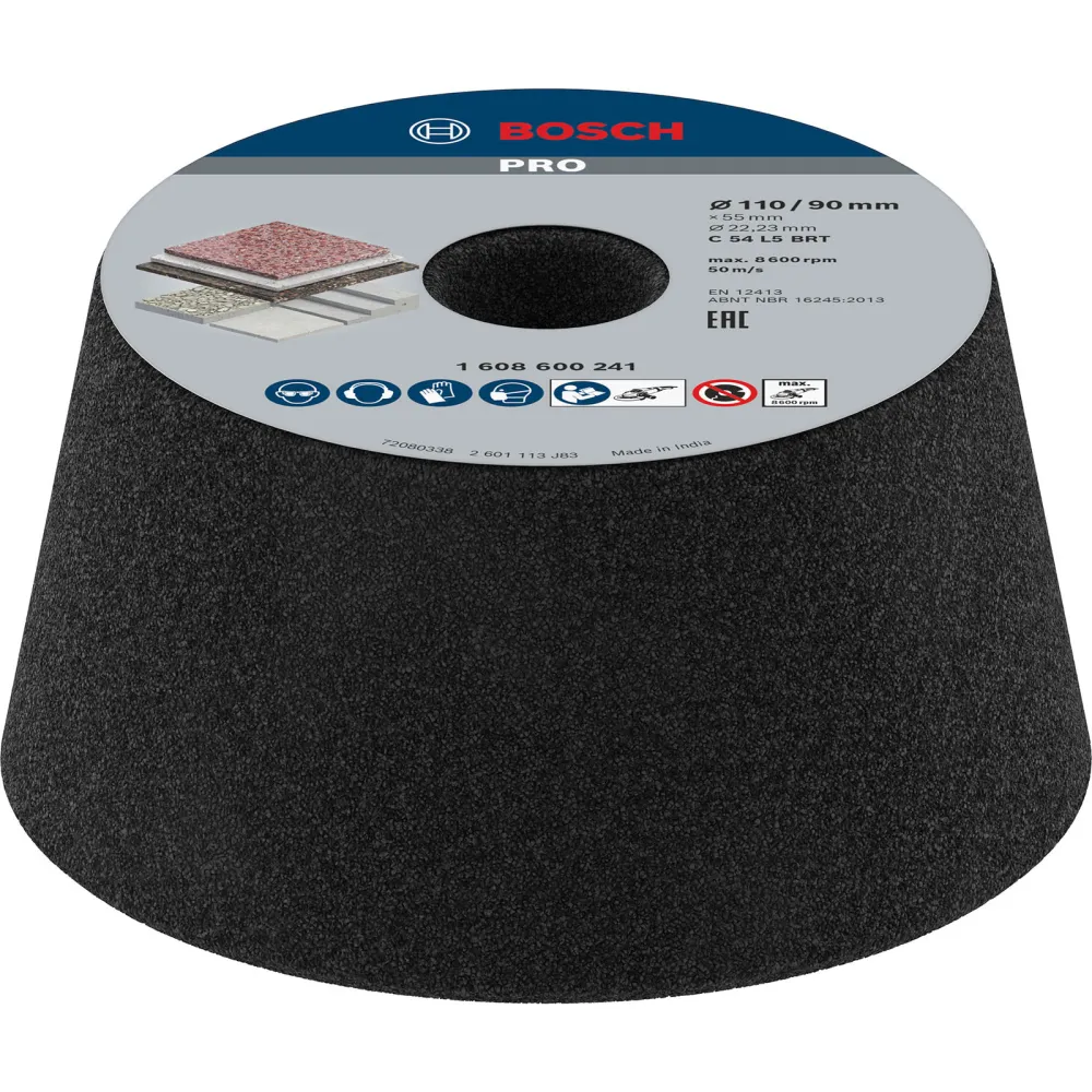 Bosch PRO Metal Konischer Schleiftopf 90 x 110 x 55 mm G54 - 1608600241